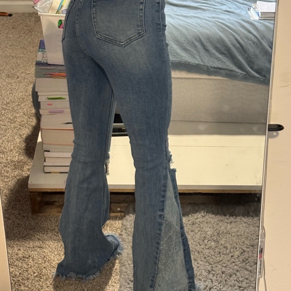 Buckle high waisted flare jeans - Picture 3 of 4